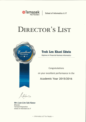 Temasek Director's List 2016